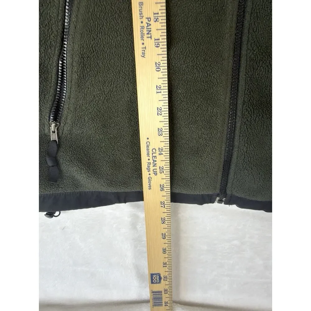 The North Face Denali Fleece Jacket Mens M Olive Green Black